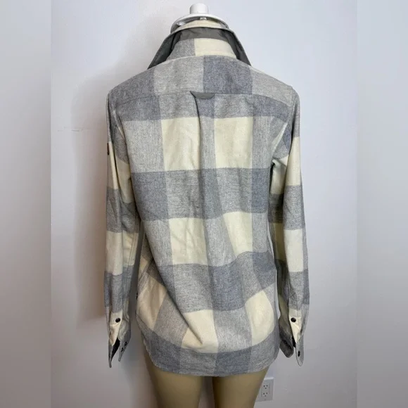 Fjällräven Canada Shirt Flannel Gray/White - Picture 7 of 7